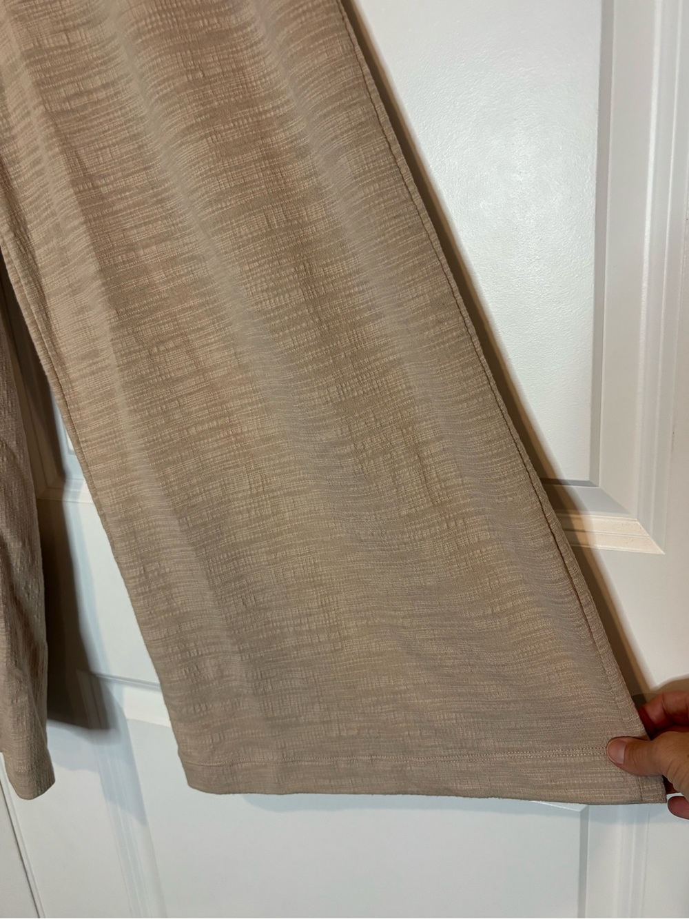 Z Supply Tan Textured Sloane Sleeveless Crop Tank Top Sloane Wide Leg Pants S - Picture 8 of 11